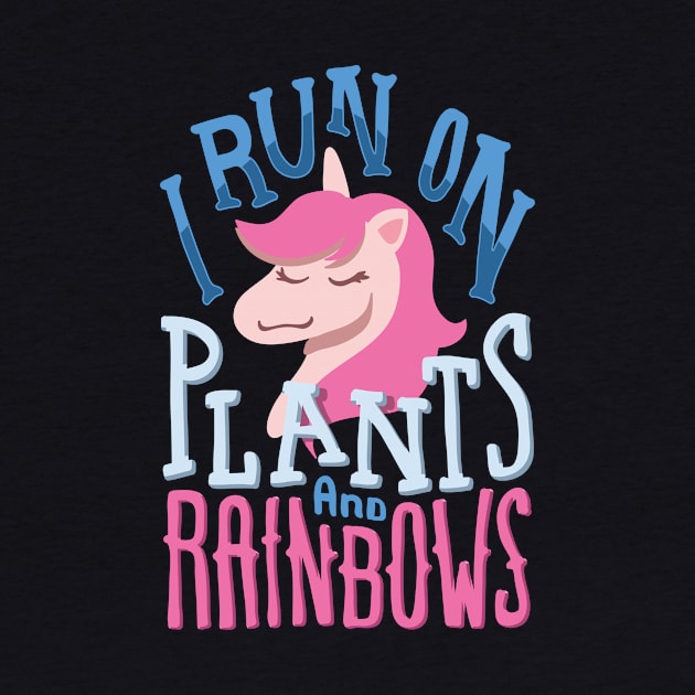 Funny Vegan Shirts I vegetarian unicorn gift by biNutz